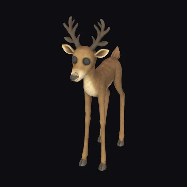 Analog Deer Figurine