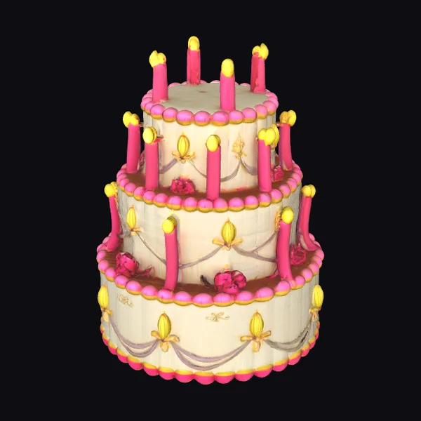 Tiered Birthday Cake