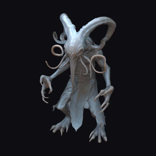 Tentacled Mind Flayer Creature