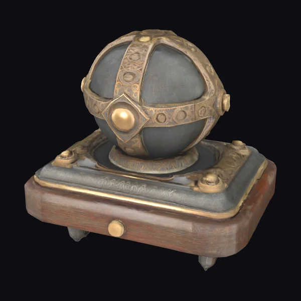 Ancient Metal Sphere Artifact