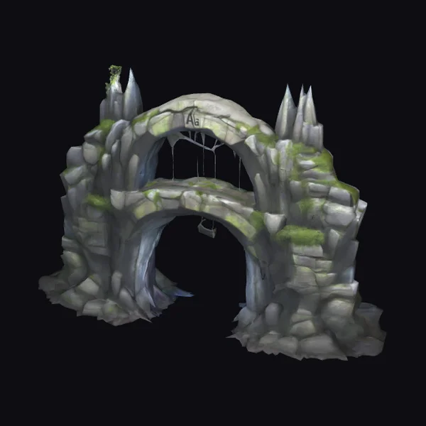 Ancient Stone Archway Ruin