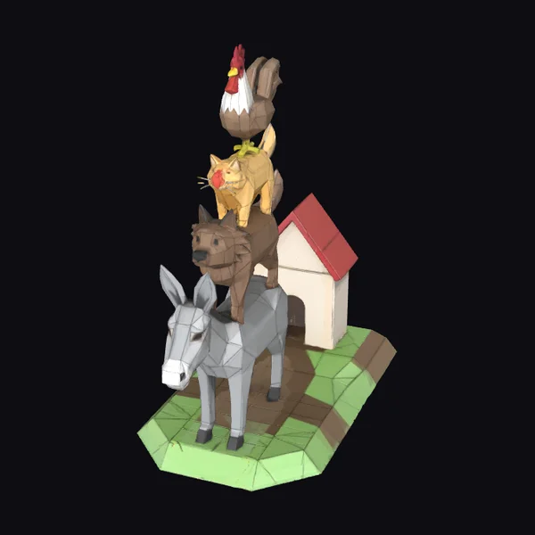 Animal Stack Pyramid