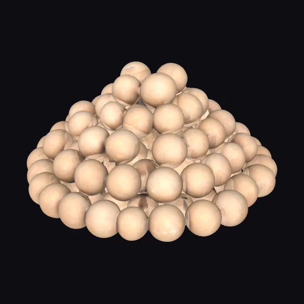 Sand Spheres Pyramid