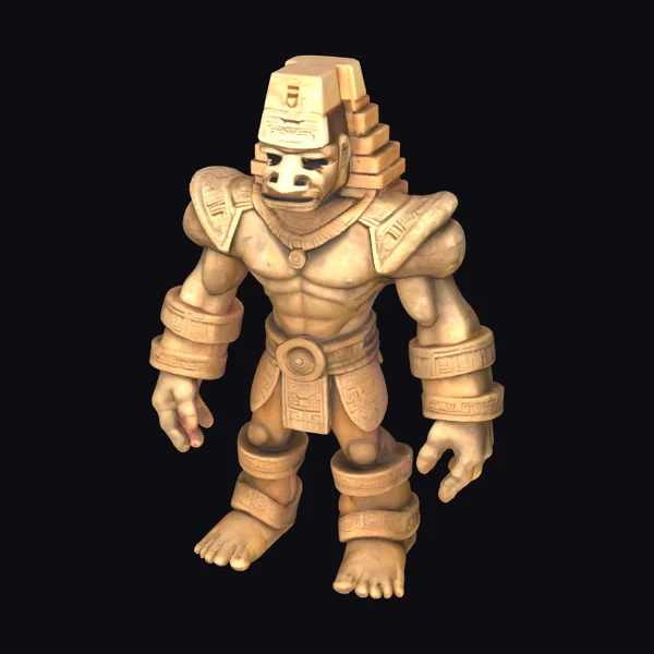 Ancient Mesoamerican Giant Statue