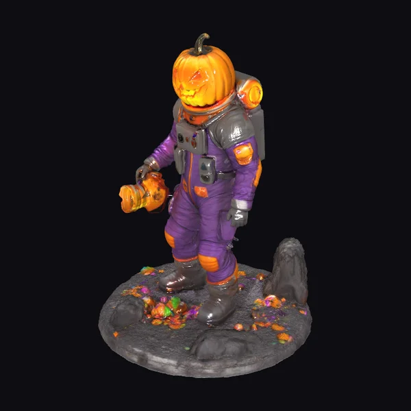 Astronaut Pumpkin Space Suit