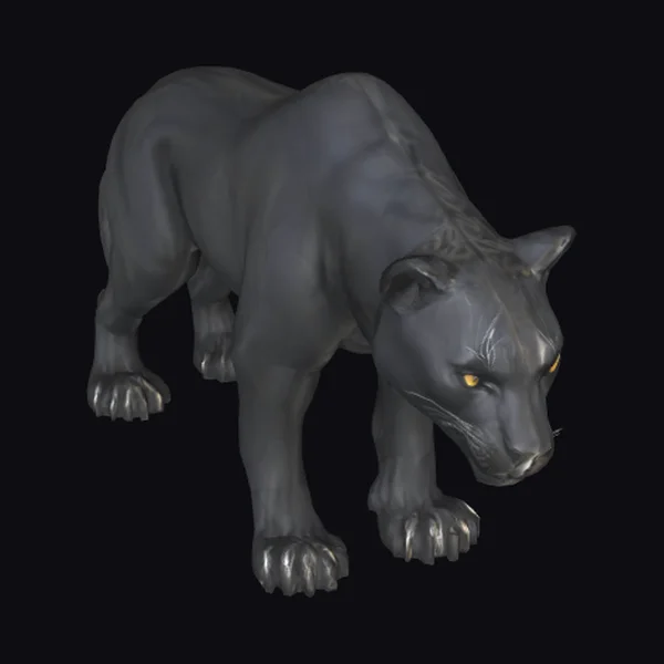 Black Panther Crouching