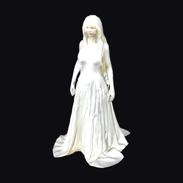 Waxen Female Figure