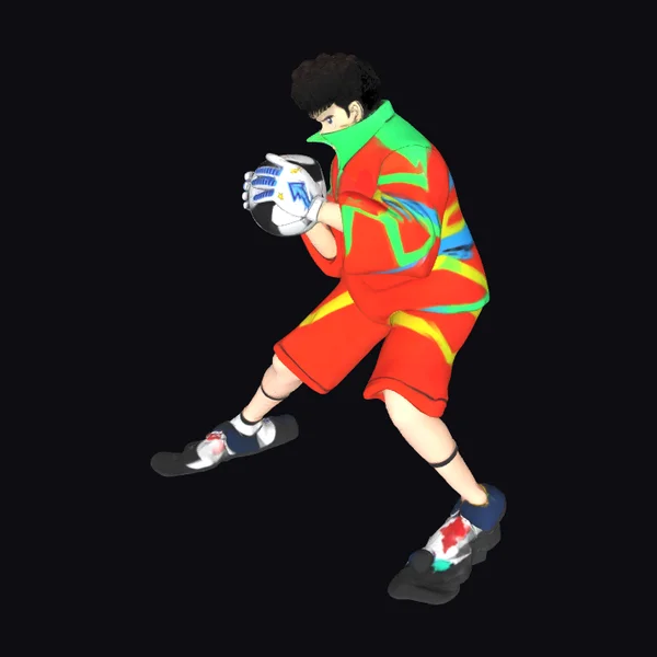 Soccer Player in Action