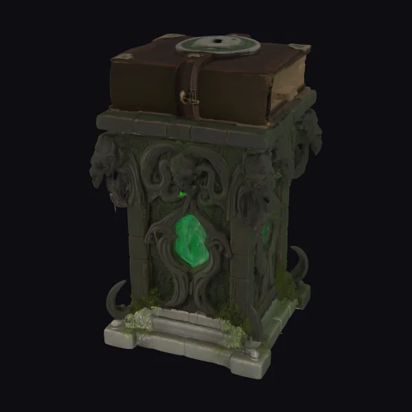 Ancient Arcane Tome Pedestal