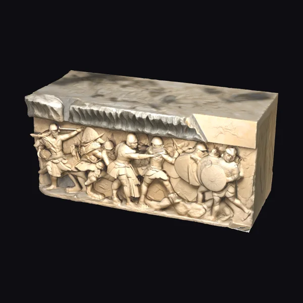 Ancient Battle Relief Block