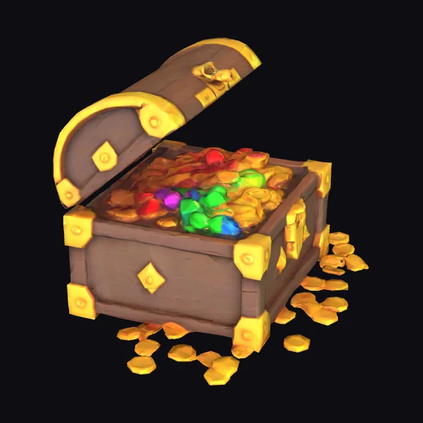 Brown Treasure Chest