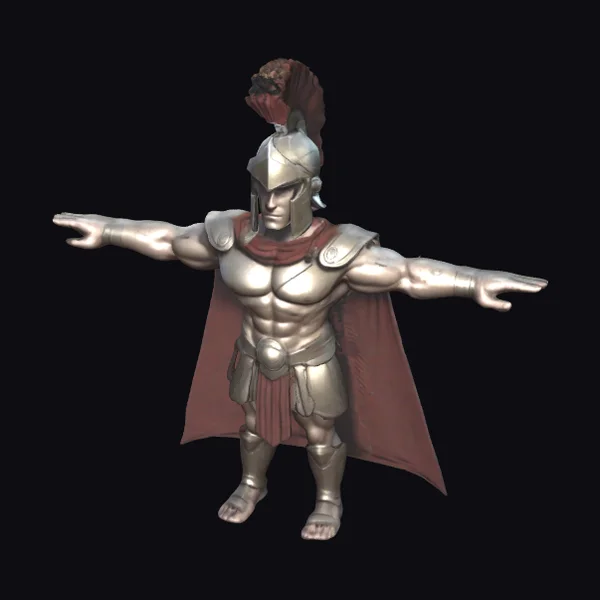 Ancient Warrior in Armor