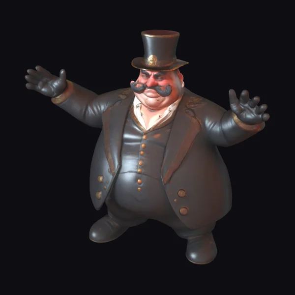 Fat Baron in Suit