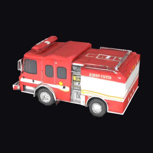 Airport Fire Engine Truck