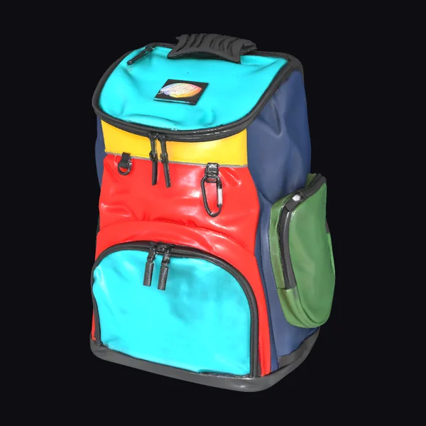 Rainbow Colorblock Backpack