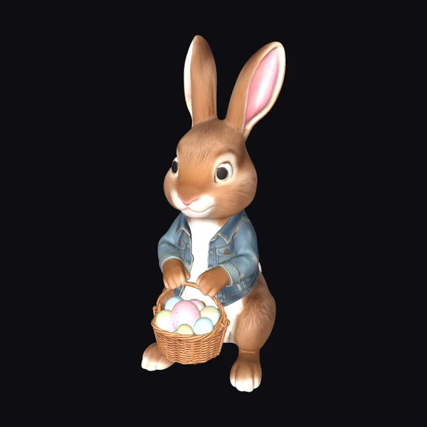 Denim Easter Bunny