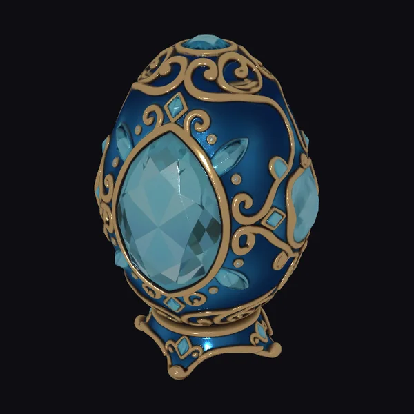 Azure Gemstone Egg