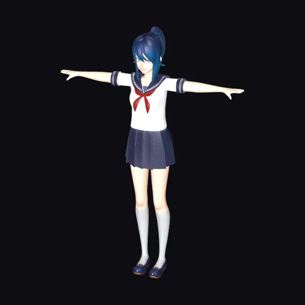 Sailor Schoolgirl T-Pose
