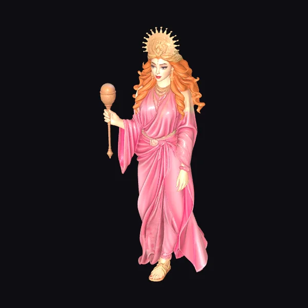 Ancient Goddess with Vibrator