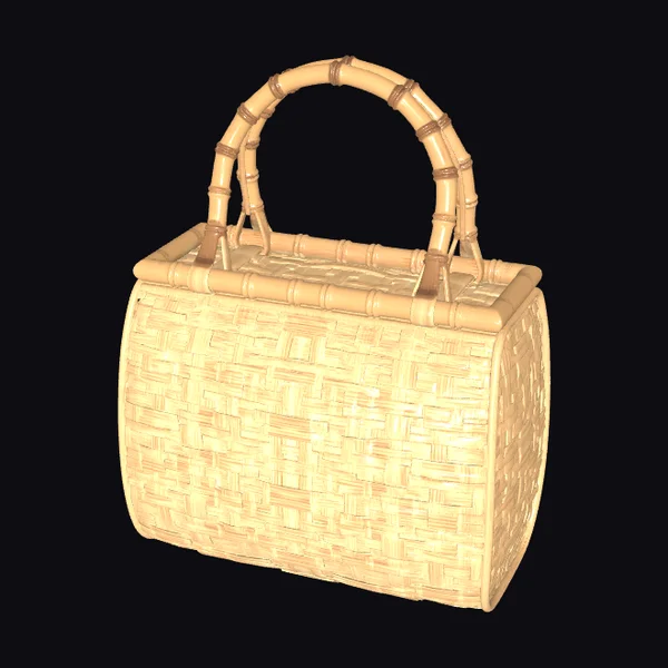 Woven Bamboo Handbag