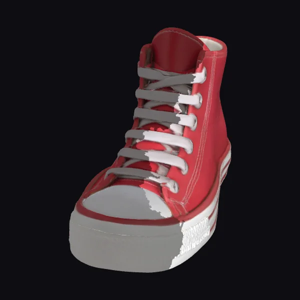 Red High-Top Sneaker