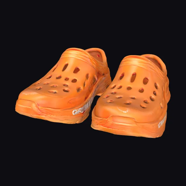 Orange Comfort Clogs