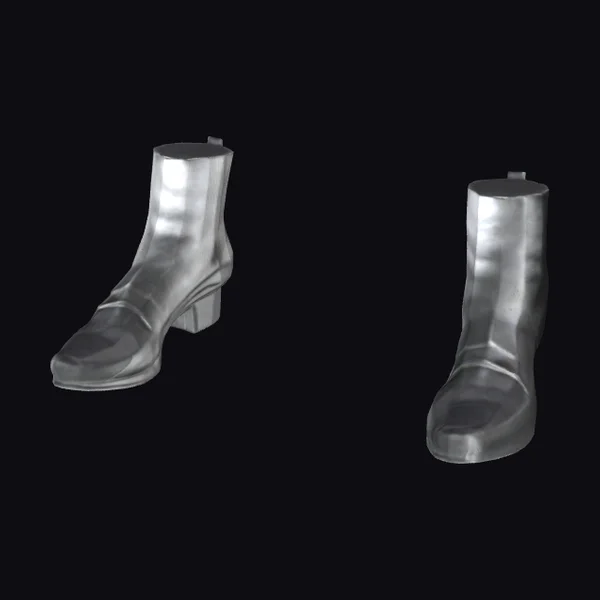 Metallic Ankle Boots