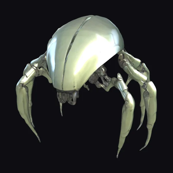 Yellow Metallic Cyber Beetle