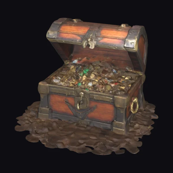 Wooden Treasure Chest