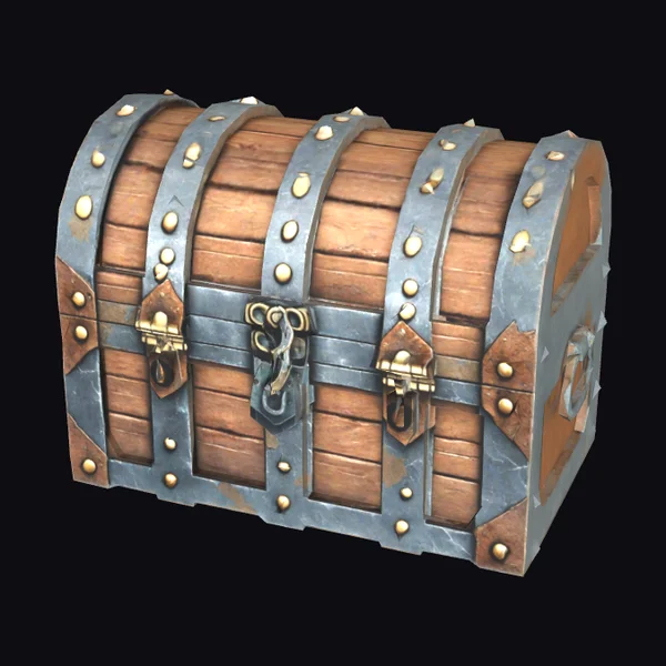 Wooden Treasure Chest