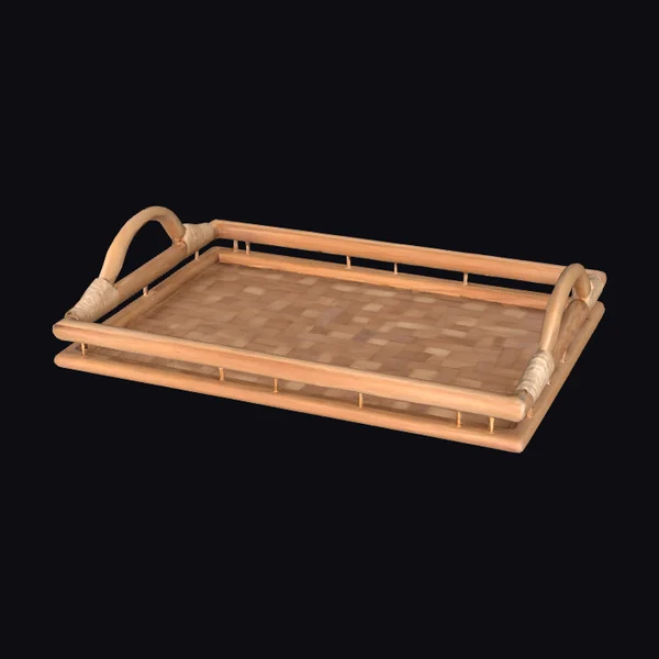 Woven Wicker Tray