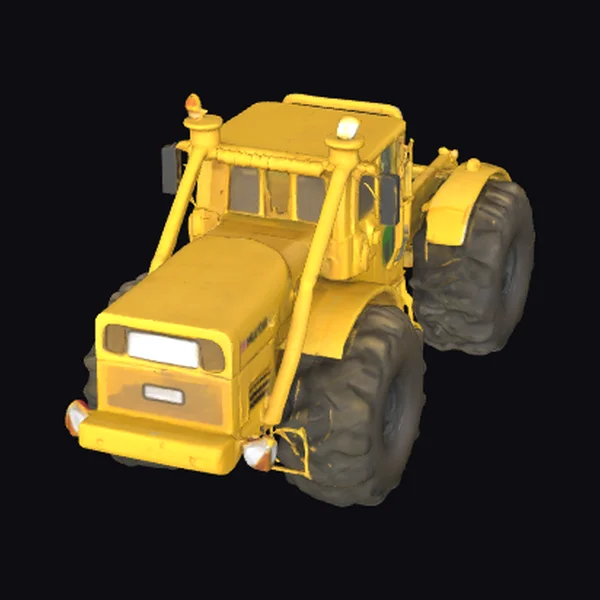 Yellow Industrial Tractor