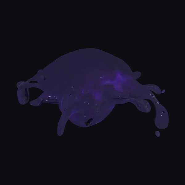 Purple Liquid Splash