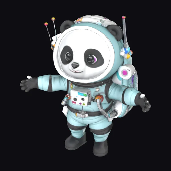 Astronaut Panda Suit