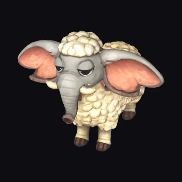 Woolyphant Hybrid Creature