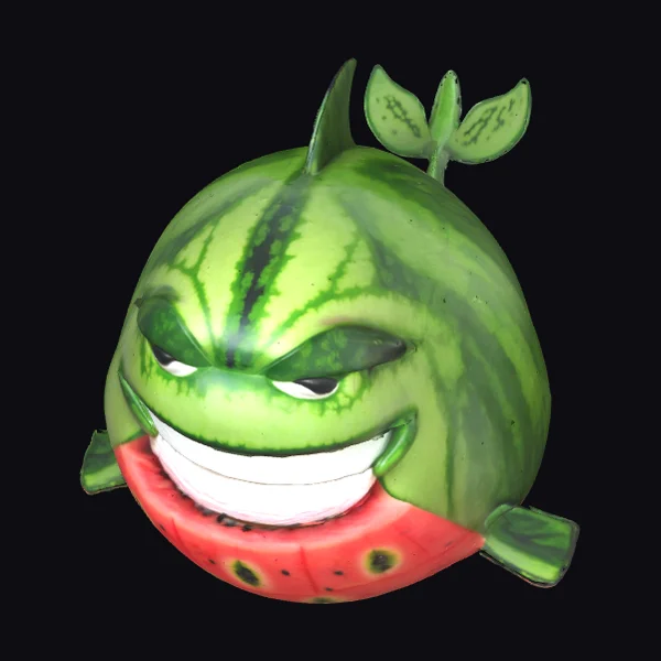 Watermelon Smiling Whale