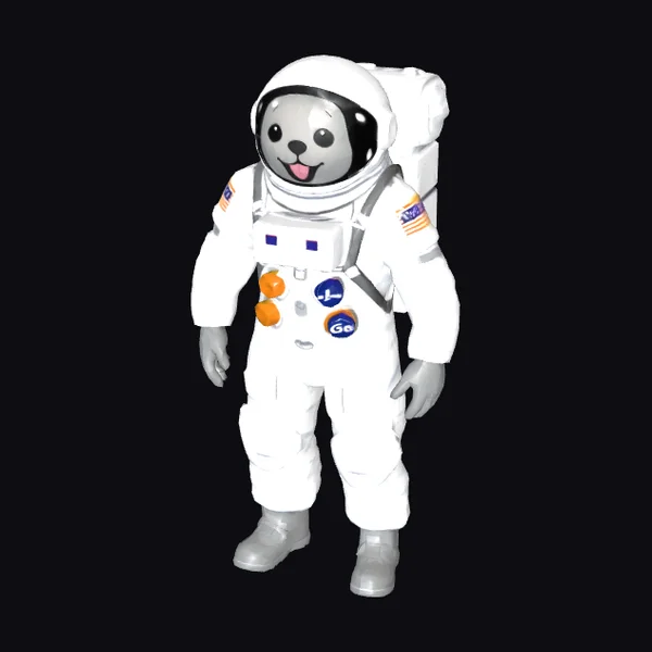 Astronaut Dog Space Suit