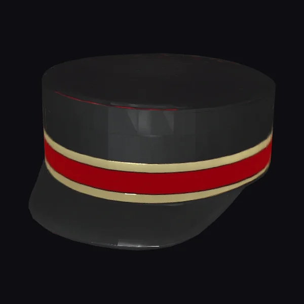Black Military Style Hat