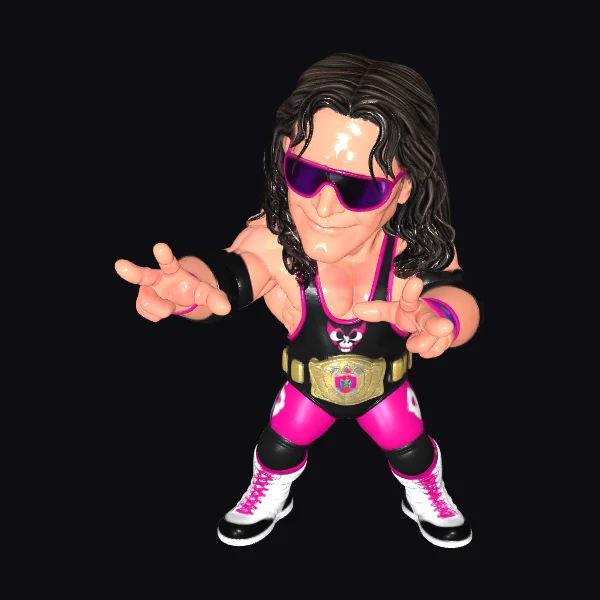 Wrestler with Pink Gear