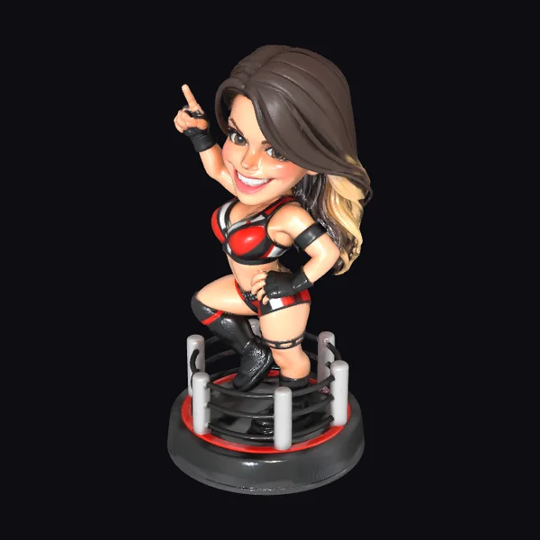 Wrestling Ring Figurine