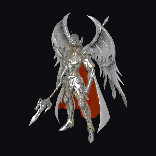 Winged Silver Warrior