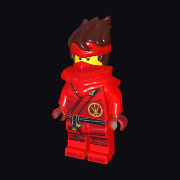 Red Ninja Figure