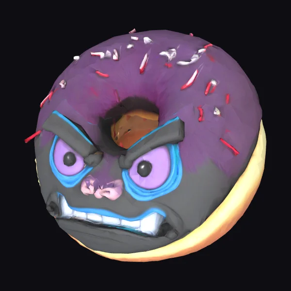 Angry Emo Donut