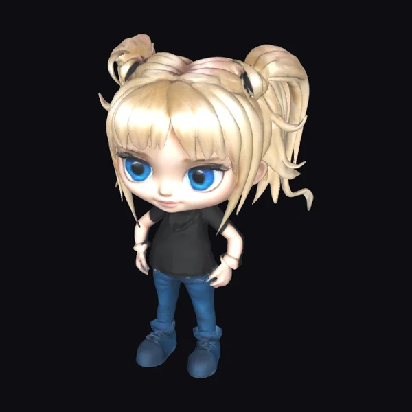 Blonde Chibi Girl