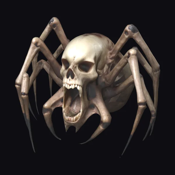 Arachnid Skull Horror