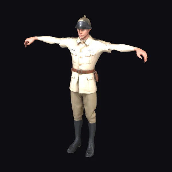 Traffic Control Officer Stance