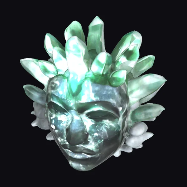 Emerald Crystal Face Mask