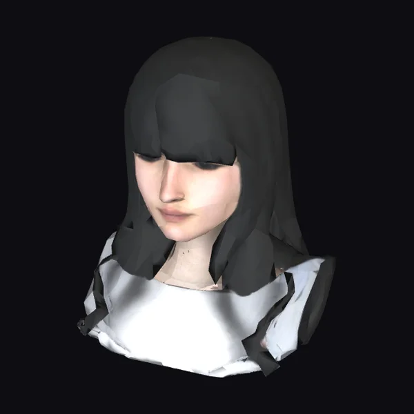 Woman with Black Hair