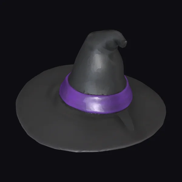 Witch's Black Pointed Hat