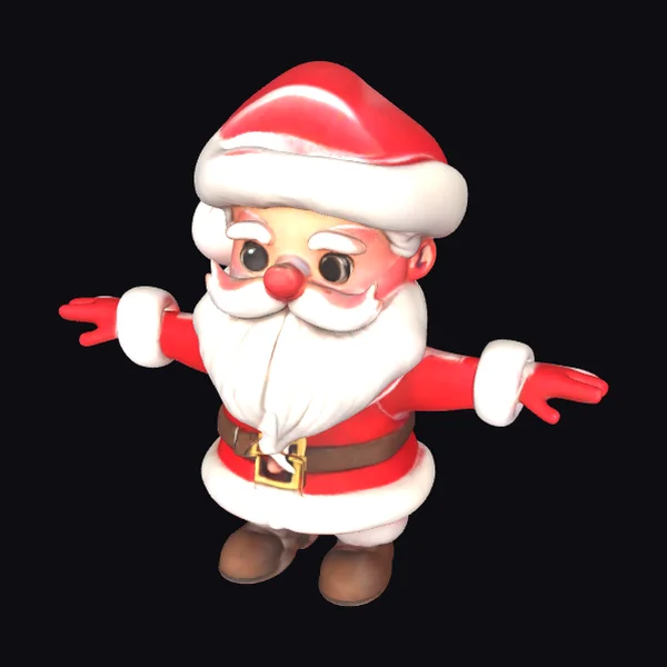 Cheerful Santa Claus Figure